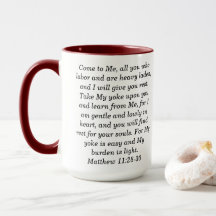 Matthew 11:28 Anpassningsbar Scripture Two-Tone Co