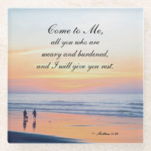 Matthew 11:28 Kom till mig alla som är Weary Ocean