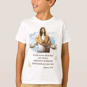 Matthew 11:28 t shirt