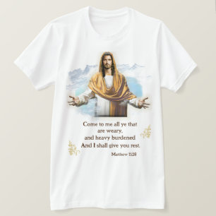Matthew 11:28 t shirt