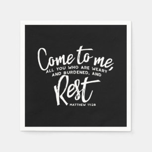 Matthew 11 Bible Verse Pappersservett