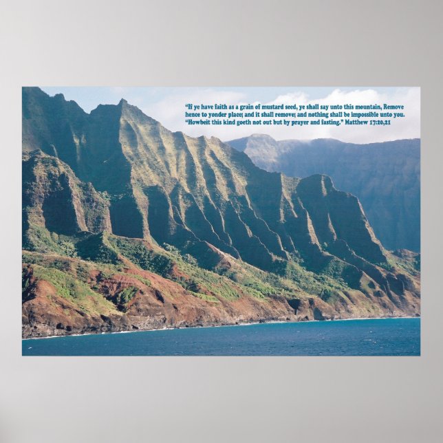 Matthew 17:20,21 poster (Framsidan)