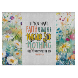 Matthew 17:20 Faith som Mustard Seed Bible Verse