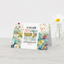 Matthew 17:20 Faith som Mustard Seed Bible Verse