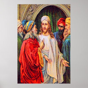 Matthew 22:15-17 Försök att fånga Jesus poster