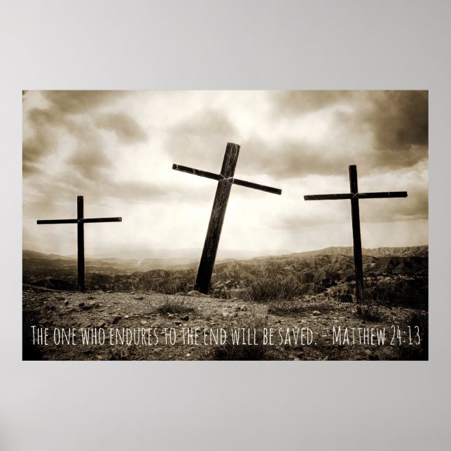 MATTHEW 24:13 Poster (Framsidan)