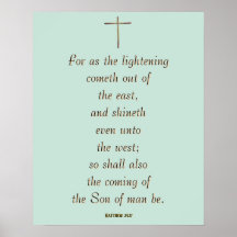 MATTHEW 24:27 ”Ty såsom blixten kommer…”