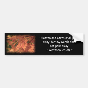 Matthew 24:35 bildekal