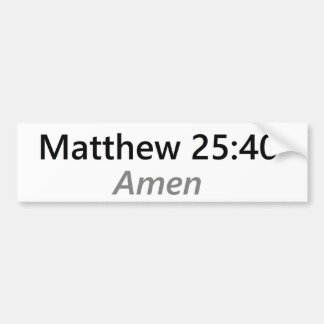 Matthew 25:40 bildekal