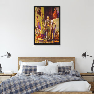 Matthew 26:69-75 Peter Denies Jesus Canvas
