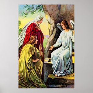Matthew 28:1-7 han är inte här, han har poster