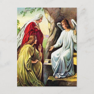 Matthew 28:1-7, han är inte här och han har rest vykort