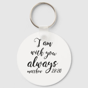 Matthew 28:20 nyckelring