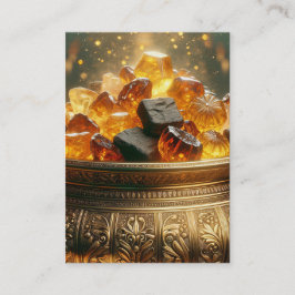 Matthew 2:11 KJV-kort - tre Wise Manar-gåvor Visitkort