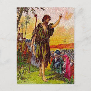 Matthew 3:1-6, upprepat vykort