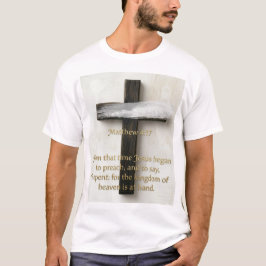 Matthew 4:17 – Ångra Kors T-Shirt