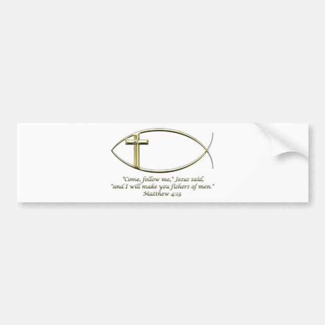 Matthew 4:19 bildekal (Framsidan)