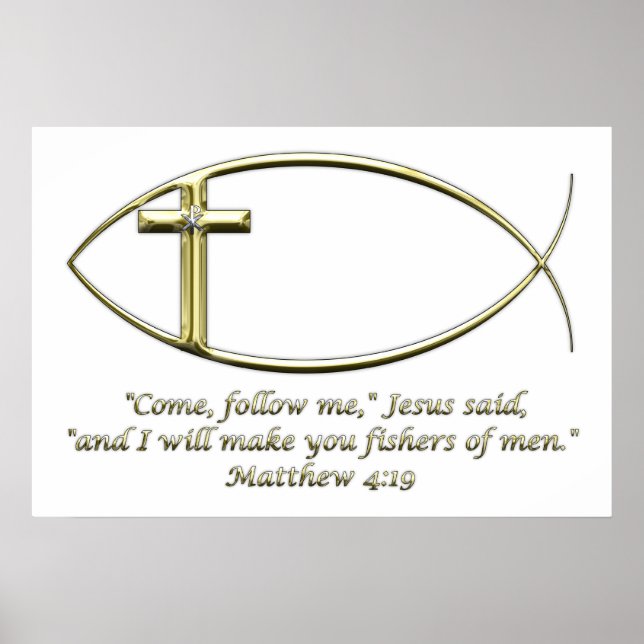 Matthew 4:19 poster (Framsidan)