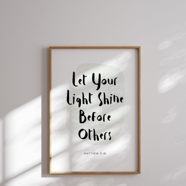 Matthew 5:16 poster (Skapare uppladdad)