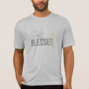 Matthew 5:1-11 Christian T-Shirt Blsed