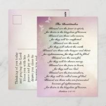 Matthew 5:3-10 Beatitudes Sermon på berget