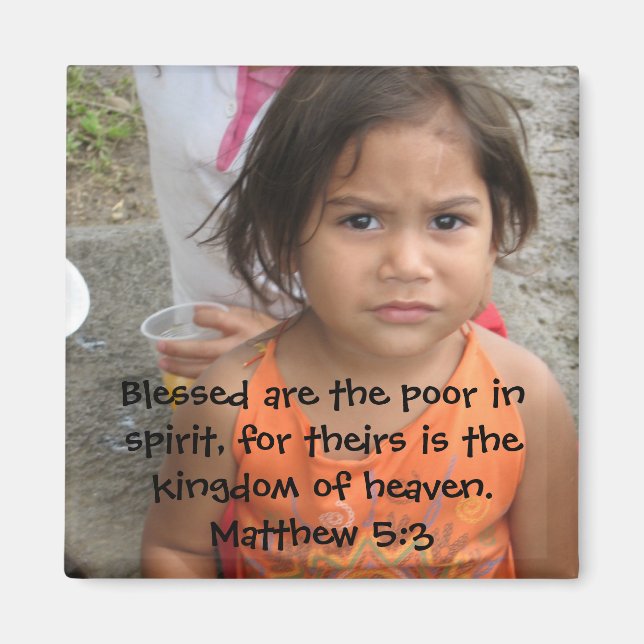 Matthew 5:3 magnet (Framsidan)