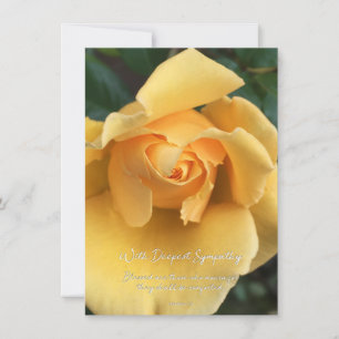Matthew 5:4 Sympathy Card Anteckningskort