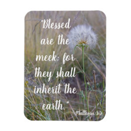 Matthew 5:5, magnet