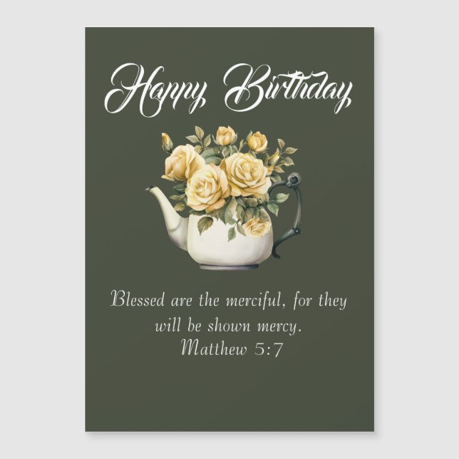 Matthew 5:7 Christian Birthday Wishes (Framsida)