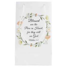 Matthew 5:8 Blå är Pure in Heart Bible