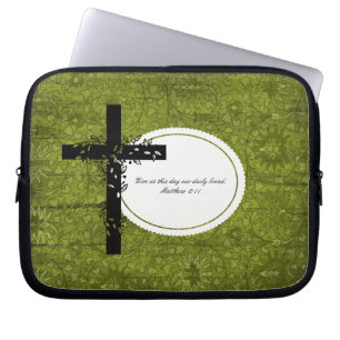 Matthew 6:11 Bärbar dator eller Netbook Carrier-Sl Laptop Sleeve