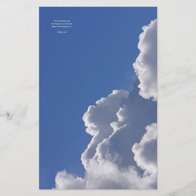 MATTHEW 6:14 Bibelverse (Framsida)