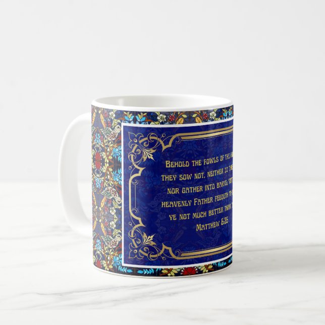 Matthew 6:26 - kaffemugg (Framsida vänster)