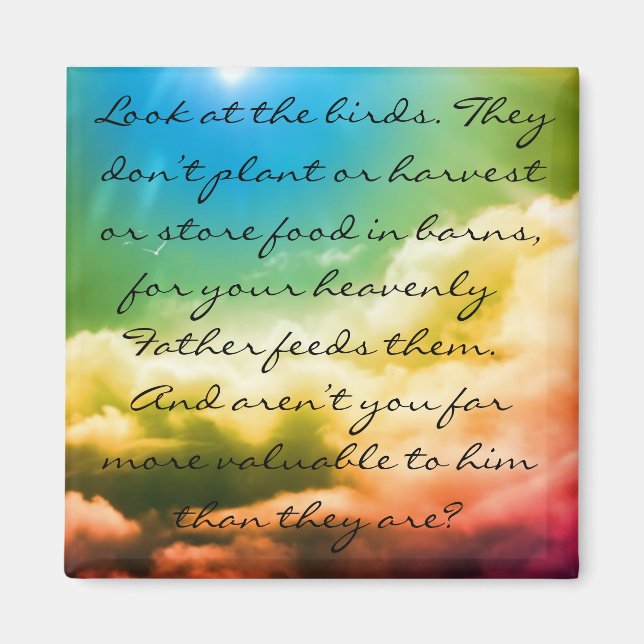 Matthew 6:26 magnet (Framsidan)