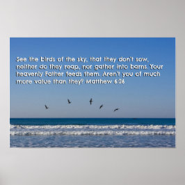 Matthew 6:26 poster