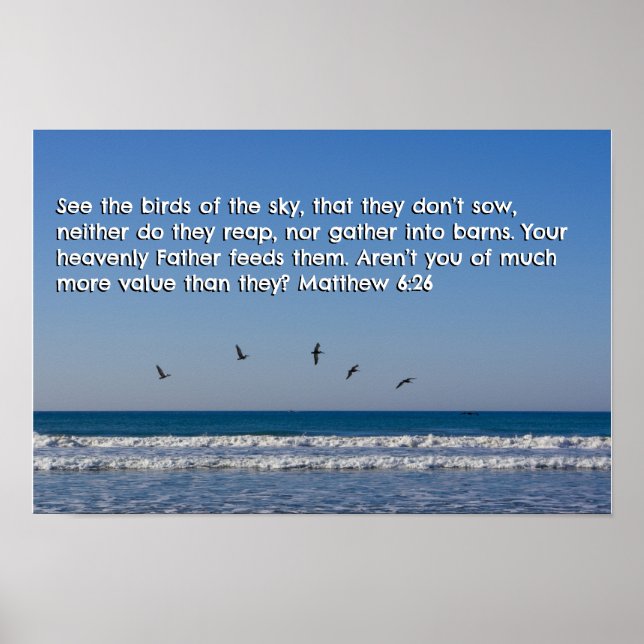 Matthew 6:26 poster (Framsidan)