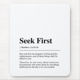 Matthew 6:33-34 Seek First Musmatta