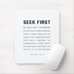 Matthew 6:33-34 Söka först efter Guds konungariket Musmatta