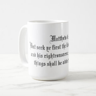 MATTHEW 6:33 KAFFEMUGG