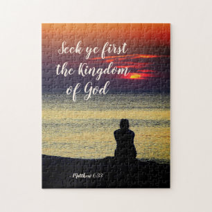 Matthew 6:33 Seek Ye First the Kingdom of God Pussel