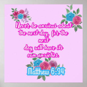 Matthew 6:34 Poster Jehovas vittnen