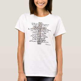 MATTHEW 6:9 - 13 LORD'SENS BÖN TEE SHIRT
