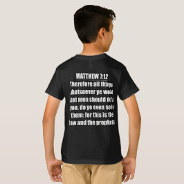 Matthew 7:12 KJV Bible Verse Typography T Shirt