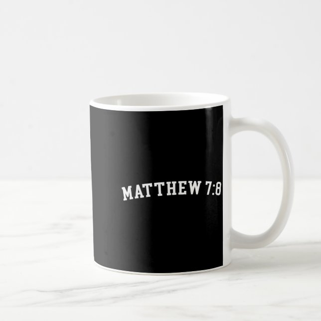 Matthew 7_8  kaffemugg (Höger)