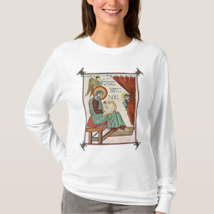 Matthew från Lindisfarne Medieval Manuscript T Shirt