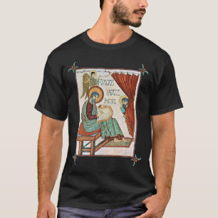 Matthew från Lindisfarne Medieval Manuscript T Shirt