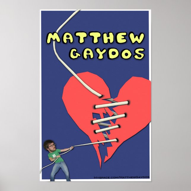 Matthew Gaydos Broken Heart Poster (Framsidan)