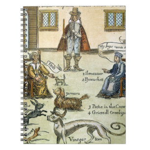 Matthew Hopkins (D 1647) Anteckningsbok Med Spiral