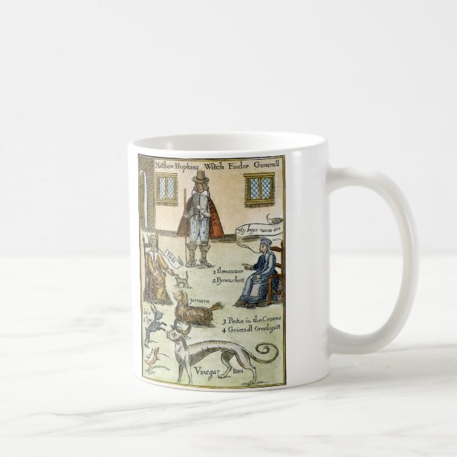Matthew Hopkins (D 1647) Kaffemugg (Höger)