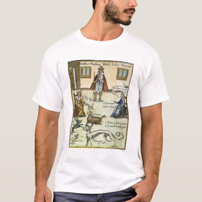 Matthew Hopkins (D 1647) Tee Shirt (Framsida)